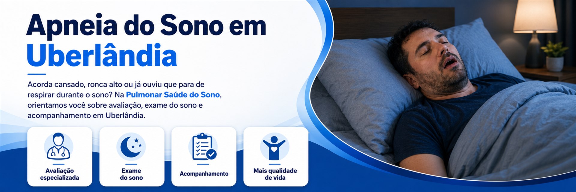 Apneia do sono em Uberlândia na Pulmonar Saúde do Sono