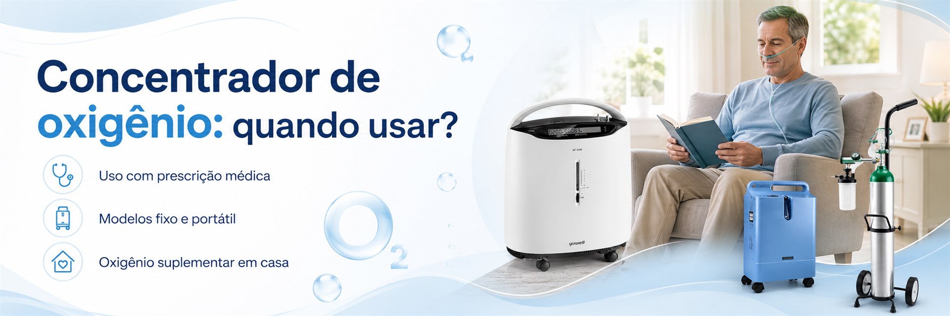 Concentrador de oxigênio: quando usar? - Pulmonar Saude do Sono em Uberlandia