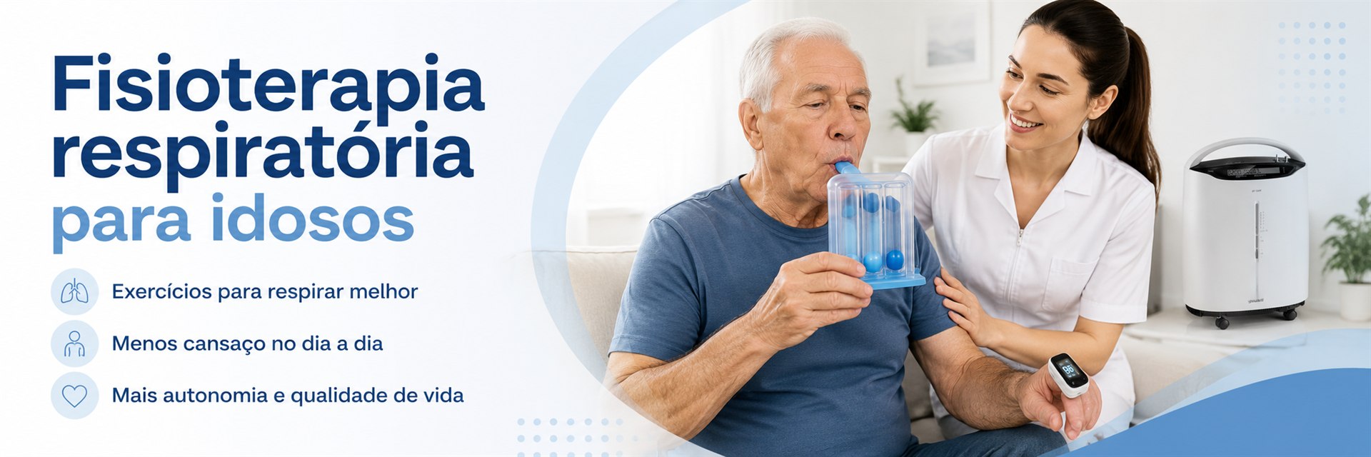 Fisioterapia respiratória para idosos - Pulmonar Saude do Sono em Uberlandia