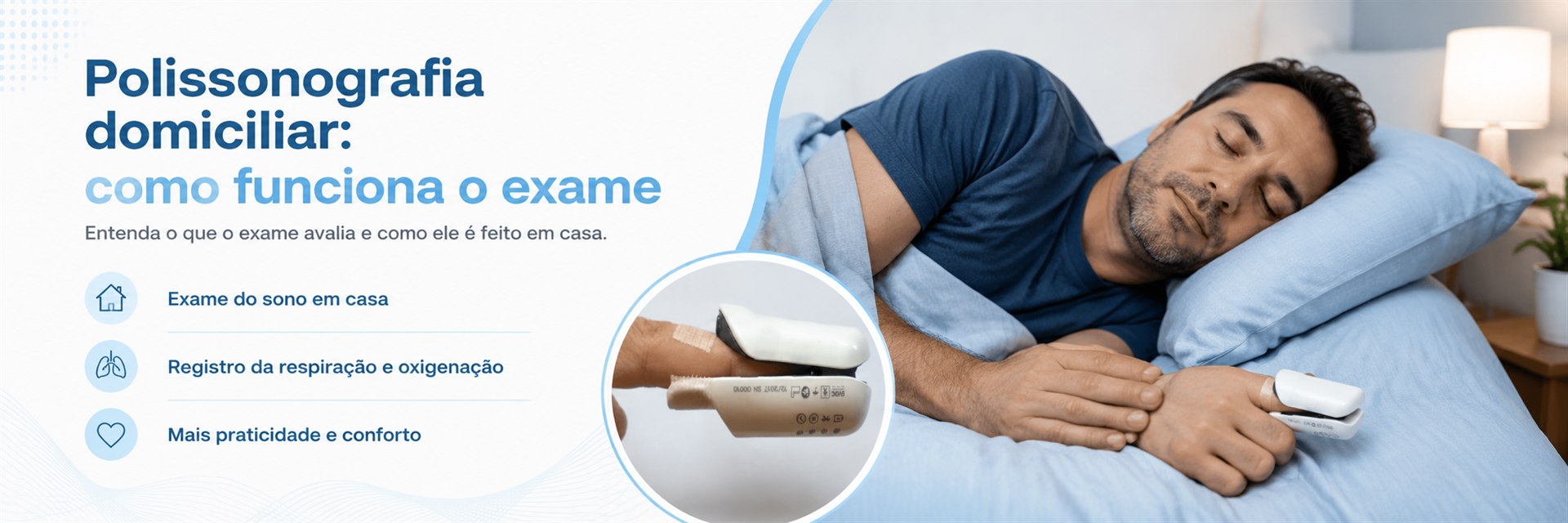 Polissonografia domiciliar: como funciona o exame - Pulmonar Saude do Sono em Uberlandia