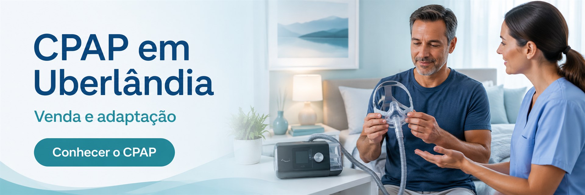 CPAP em Uberlândia: venda e adaptação na Pulmonar