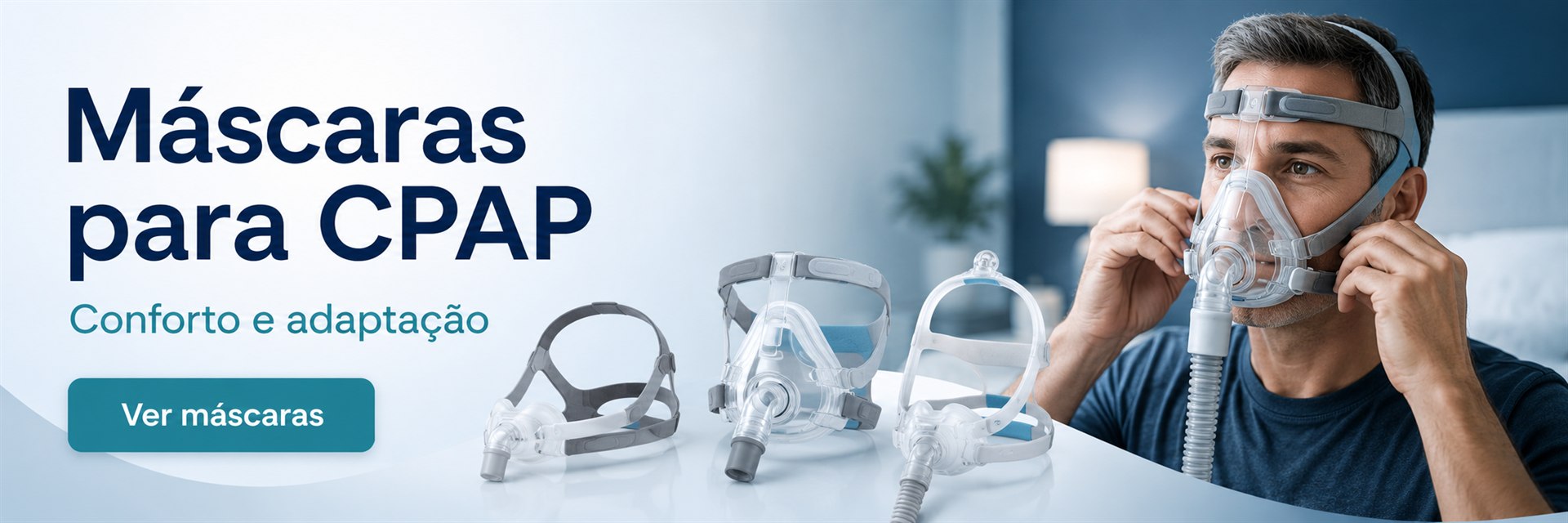 Máscaras para CPAP na Pulmonar em Uberlândia