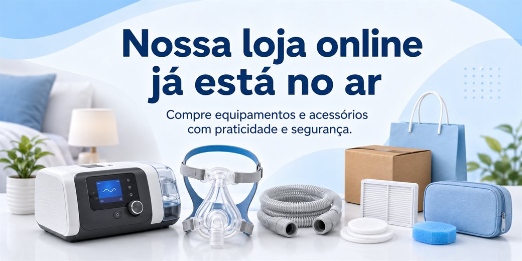 Loja online da Pulmonar: CPAP, máscara e acessórios com entrega para todo o Brasil