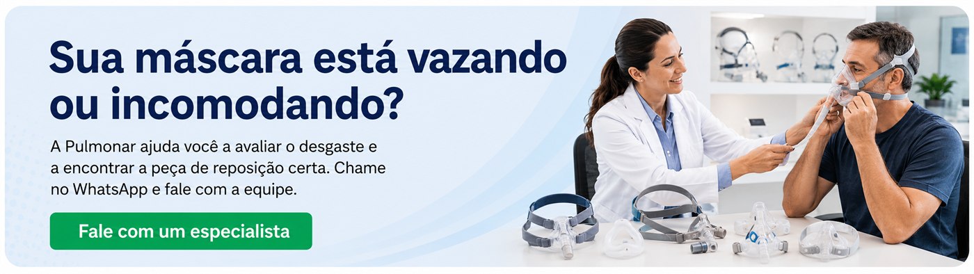 Sua máscara está vazando ou incomodando? Fale com um especialista da Pulmonar em Uberlândia
