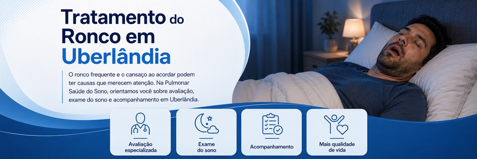 Tratamento do ronco em Uberlândia na Pulmonar Saúde do Sono